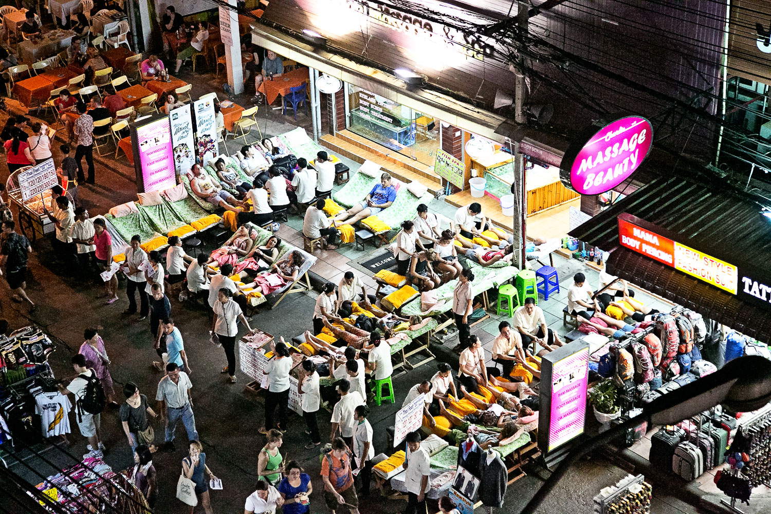Masaz tajski na Khaosan Road